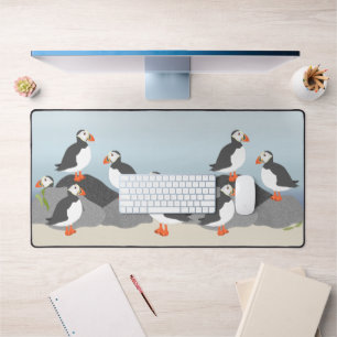Alfrombrillas De Escritorio Mat de escritorio Puffins