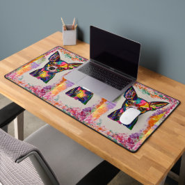 Alfrombrillas De Escritorio Mat de la mesa de amor de Chihuahua