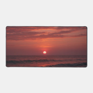 Alfrombrillas De Escritorio Mat de la mesa de billar Ocean Sunset