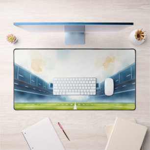 Alfrombrillas De Escritorio Mat de la mesa de fútbol acuático - Arte Delicado