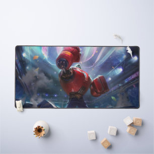 Alfrombrillas De Escritorio Mat de la mesa de juego Steam Golem almohadilla