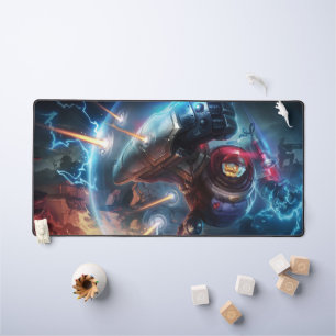 Alfrombrillas De Escritorio Mat de la mesa de juego Steam Golem   almohadilla 
