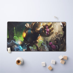 Alfrombrillas De Escritorio Mat de la mesa de juego Steam Golem   almohadilla 