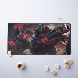 Alfrombrillas De Escritorio Mat de la mesa de juegos de venganza en llamas e