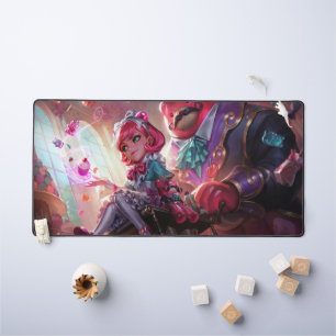 Alfrombrillas De Escritorio Mat de la mesa de juegos infantil oscuro   Persona