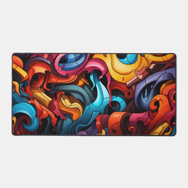 Alfrombrillas De Escritorio Mat de mesa de graffiti (Anverso)