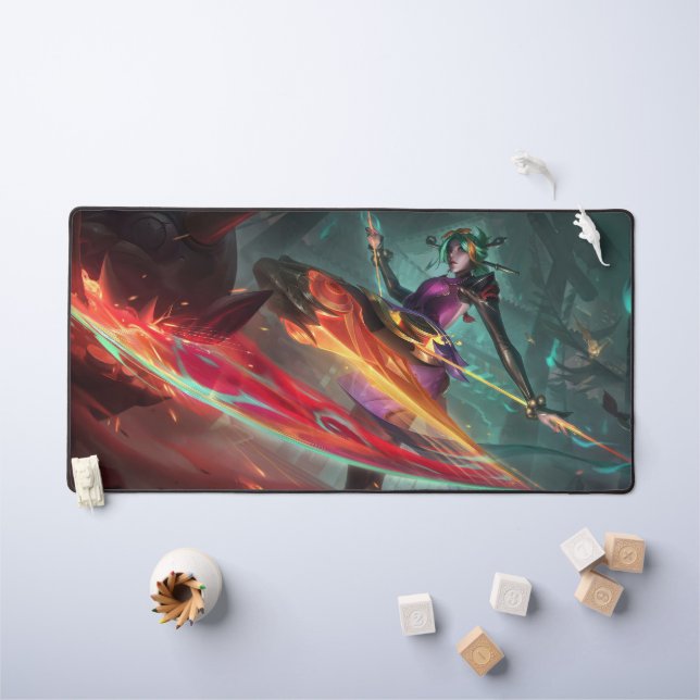 Alfrombrillas De Escritorio Mat del escritorio de juegos de sombra de acero |  (Mesa para niños)
