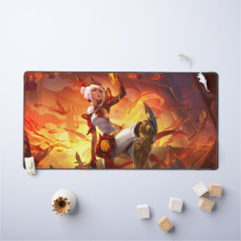 Alfrombrillas De Escritorio Mat del escritorio de juegos de sombra de acero | 