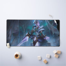 Alfrombrillas De Escritorio Mat del escritorio de juegos de sombra de acero | 