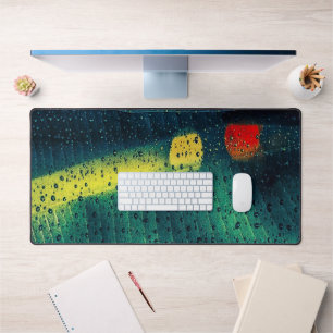 Alfrombrillas De Escritorio Mat Green Desk Dotado De Lluvia