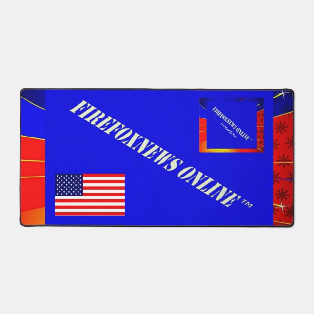 Alfrombrillas De Escritorio Mat oficial de escritorio FIREFOXNEWS ONLINE™ (Anverso)