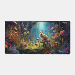 Alfrombrillas De Escritorio Mat personalizado de mesa de escritorio del bosque
