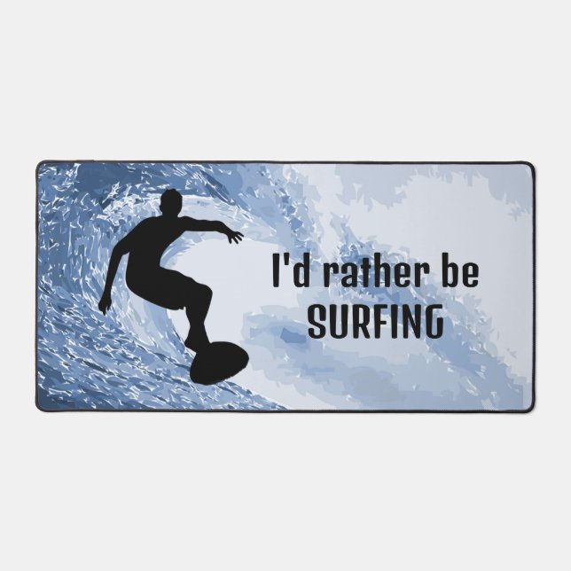 Alfrombrillas De Escritorio Mat Surfing Design Desk (Anverso)