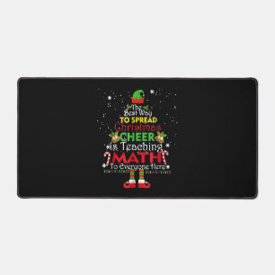 Alfrombrillas De Escritorio Math Teacher Navidades Shirt Elf Navidades Saludos