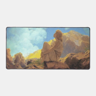 Alfrombrillas De Escritorio Maxfield Parrish Mañana 1922 Nube Azul Arte Fino