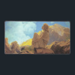 Alfrombrillas De Escritorio Maxfield Parrish Morning 1922 Cloud Blue Fine Art<br><div class="desc">Bring the breathtaking "Parrish Glow" into your home with this stunning edition of Morning. Originally painted in 1922, this iconic work of American Illustration captures a dreamlike mountain sunrise in Maxfield Parrish's legendary "Parrish Blue" palette. The ethereal light and neoclassical beauty make this a perfect statement piece for a bedroom,...</div>