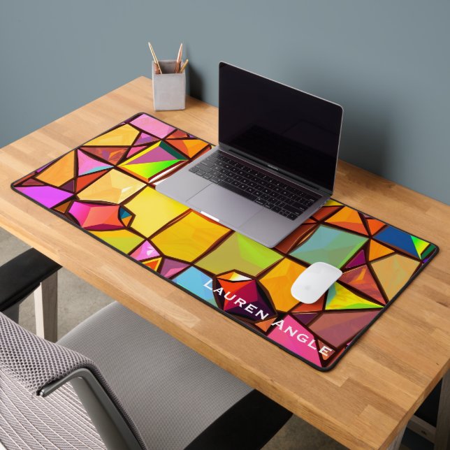 Alfrombrillas De Escritorio Maximalist Mosaic Mirror Aesthetic Office (Oficina 2)