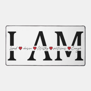 Alfrombrillas De Escritorio Me amo, Elegido, Digno, Victorioso, Suficiente