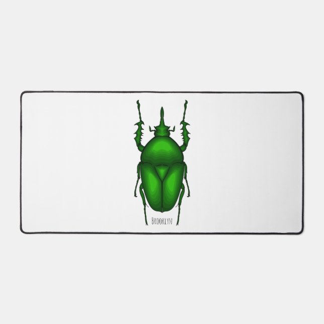 Alfrombrillas De Escritorio Mecynorhina torquata personalizado ilustracion (Anverso)