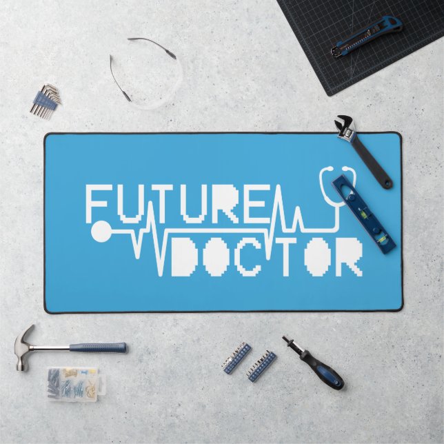 Alfrombrillas De Escritorio Medecine del futuro médica Stethoscope Mug (Puesto de trabajo)