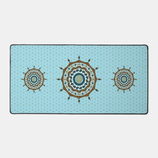 Alfrombrillas De Escritorio Mehndi Fantasy Copper (Anverso)