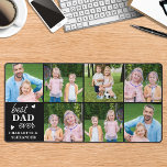 Alfrombrillas De Escritorio Mejor DAD Personalizado 7 Collage de fotos persona<br><div class="desc">Presentamos el regalo perfecto para el papá especial en tu vida —una alfombra de escritorio personalizada que celebra su rol como el "Mejor DAD jamás". Esta alfombra de escritorio de collage de fotos no es solamente un accesorio de oficina; es un sincero tributo que le traerá una sonrisa en la...</div>