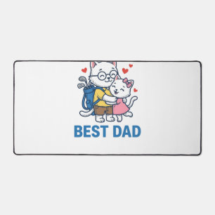 Alfrombrillas De Escritorio Mejor diseño de vector de gato de golf de papá abr