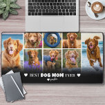 Alfrombrillas De Escritorio Mejor foto de mamá de perro<br><div class="desc">Máquina de Collage de fotos personalizada "Mejor Mamá Perro" 8. Celebra su amor y devoción a sus peludos amigos con este tapete de personalizado, diseñado para darle un toque personal y práctico a su espacio de trabajo. "La mejor madre del perro" se exhibe elegantemente en la parte superior en texto...</div>