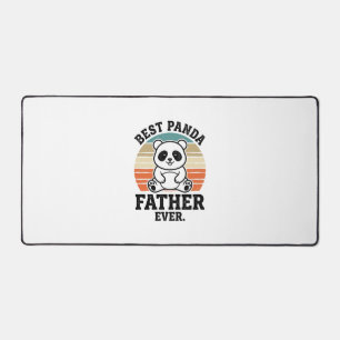 Alfrombrillas De Escritorio Mejor padre panda jamás diseño de camiseta vintage