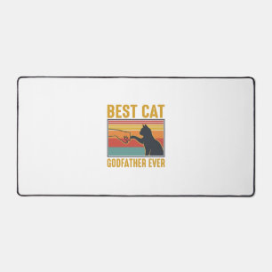 Alfrombrillas De Escritorio Mejor padrino de gato jamás diseño de vector de ga
