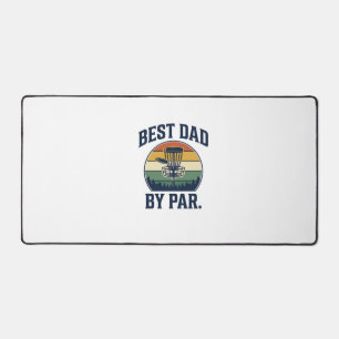 Alfrombrillas De Escritorio Mejor Papá por Disc Golf Diseño Vintage Atardecer_