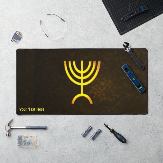 Alfrombrillas De Escritorio Menorah Flame (Puesto de trabajo)
