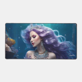 Alfrombrillas De Escritorio Mermaid Purple Hair