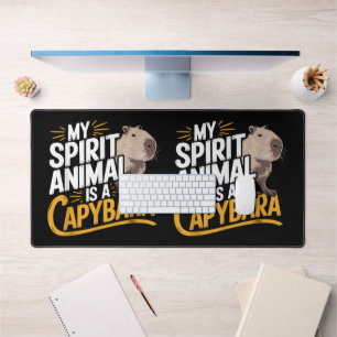 Alfrombrillas De Escritorio Mi animal espiritual es un carpincho Animal lindo 