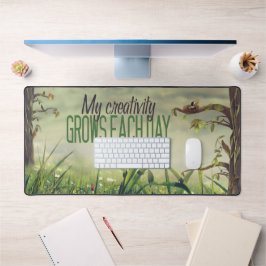 Alfrombrillas De Escritorio "Mi creatividad crece" Motivación Afirmación