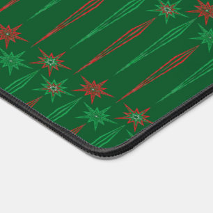 Alfrombrillas De Escritorio Mid Mod Icicles Green Desk Mat