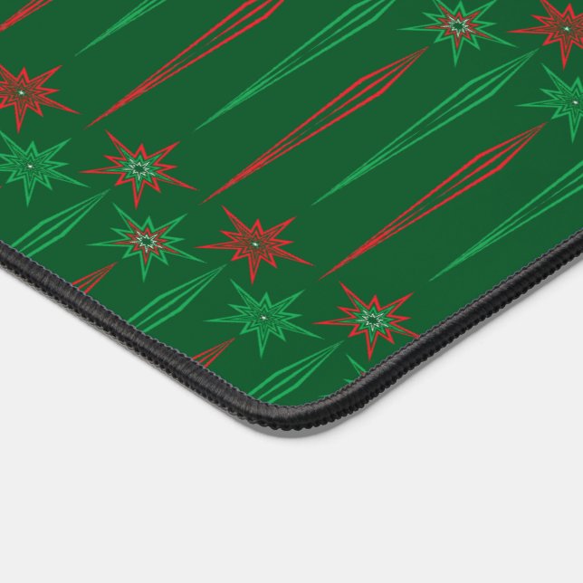 Alfrombrillas De Escritorio Mid Mod Icicles Green Desk Mat (Esquina)