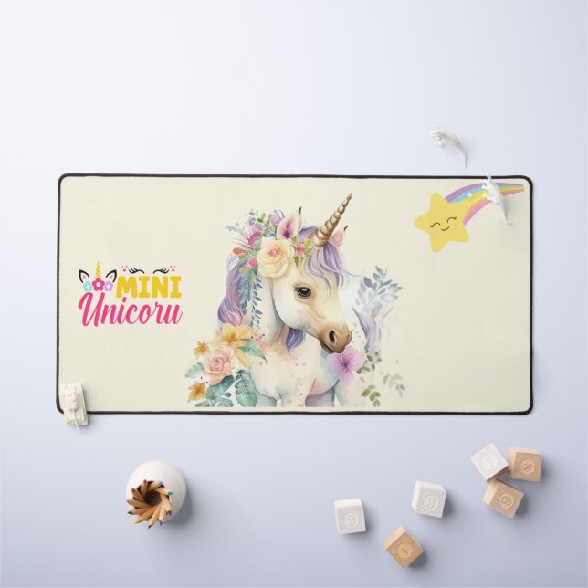 Alfrombrillas De Escritorio Mini de Unicornio (Mesa para niños)