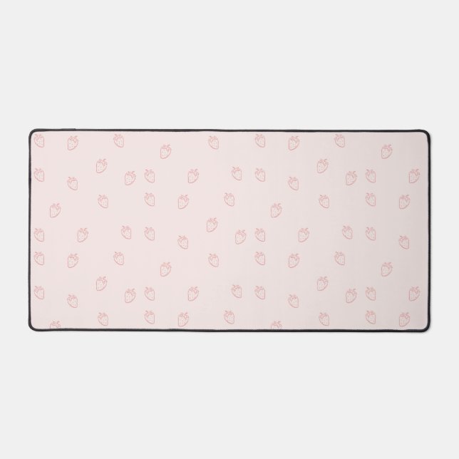 Alfrombrillas De Escritorio Minimalismo de Fresa (Anverso)