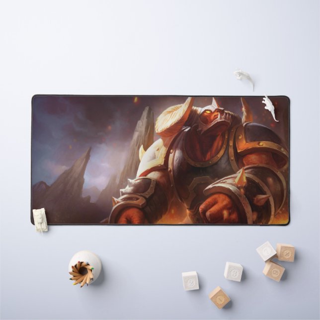 Alfrombrillas De Escritorio Minotaur Gaming Deskmat | Mat de la mesa de person (Mesa para niños)