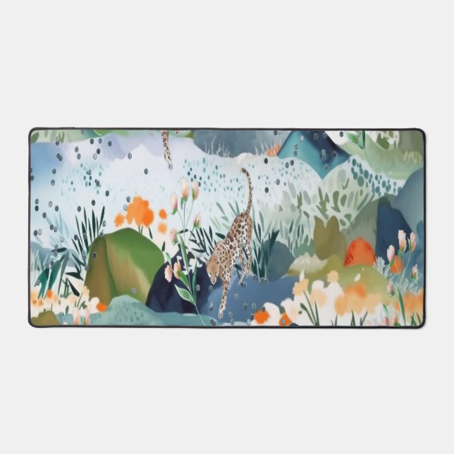 Alfrombrillas De Escritorio Mochila de diseño natural con Chita. (Anverso)