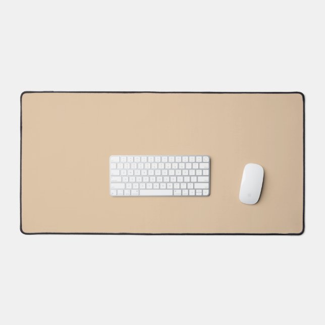 Alfrombrillas De Escritorio Mochila de escritorio suave beige personalizado -  (Teclado y ratón)