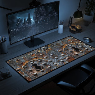 Alfrombrillas De Escritorio Mochila de la mesa de impresión de hierro del male