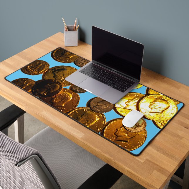 Alfrombrillas De Escritorio Mochila de mesa de monedas (Oficina 2)