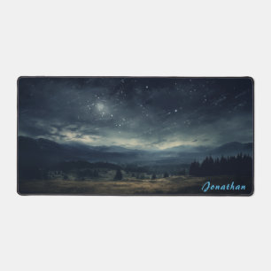 Alfrombrillas De Escritorio Mochila de paisajes nocturnos Starry personalizada