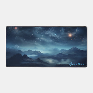 Alfrombrillas De Escritorio Mochila de paisajes nocturnos Starry personalizada