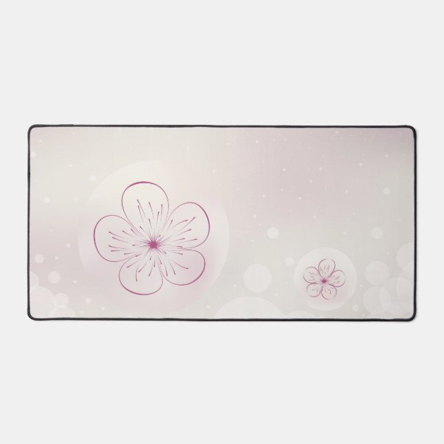 Alfrombrillas De Escritorio Mochila elegante de flor (Anverso)