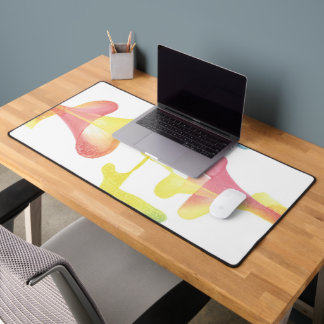 Alfrombrillas De Escritorio Moda acuática Pastel Swirl Trumpet Desk Mates