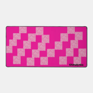 Alfrombrillas De Escritorio Moda de escritorio de patrón de mármol rosa