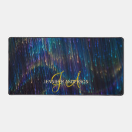 Alfrombrillas De Escritorio Moda Monogramo fuegos artificiales brillantes inic